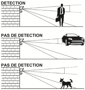 Detecteur de mouvement exterieur sans fil WatchOUT Risco bidirectionnel