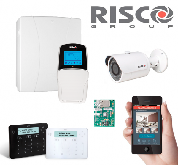 Kit alarme hybride Risco LightSYS 2 mixte filaire et sans fil pour professionnel
