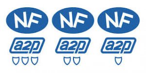 Alarme NFA2P - Logo NFA2P 1 2 3 Boucliers