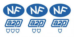 Alarme NFA2P - Logo NFA2P 1 2 3 Boucliers