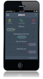 iRISCO application alarme Risco Agility 3