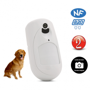 Detecteur de mouvement avec camera sans fil bidirectionnel EyeWAVE PIR PET levee de doute Risco RWX95CMP